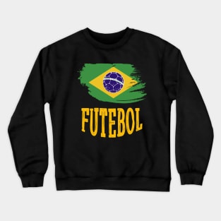 Brazil Futebol Fan Crewneck Sweatshirt